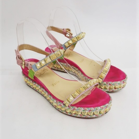 Christian Louboutin Shoes - Christian Louboutin Pyradiams 60 Platform Sandal